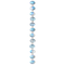 12 Pack: Blue Oval Glass Beads, 12mm by Bead Landing™